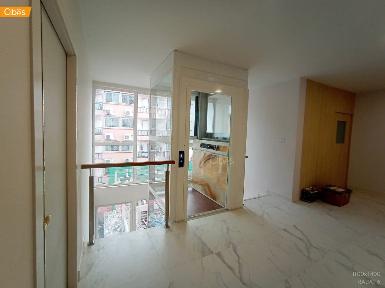 17 S ALL Cibeslift home elevator 1100x1400RAL9016wa8