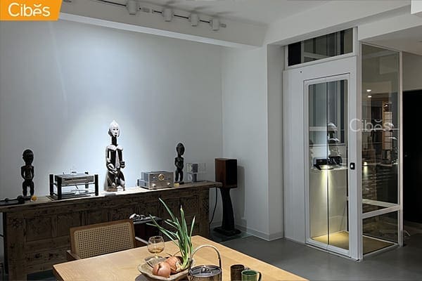 Cibes Home lift V80 Elegance saloon doors 835x850 PW0584T 4