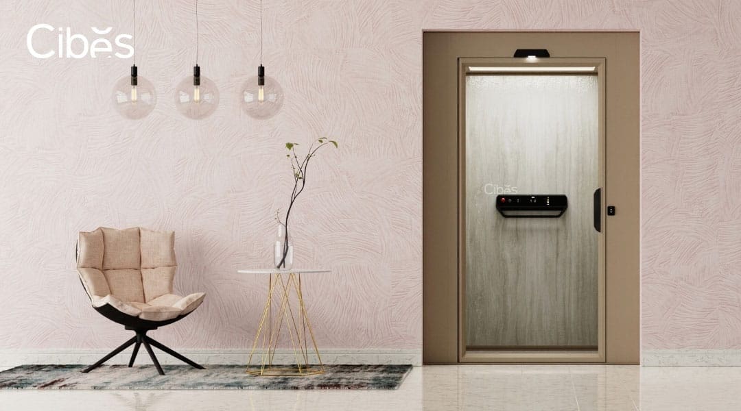 how much is 2 floors home lift 04 รุ่น Cibes V70 ลิฟท์แบบตู้โดยสาร มีแผงควบคุมลิฟท์ระบบสัมผัส (Touch Screen)