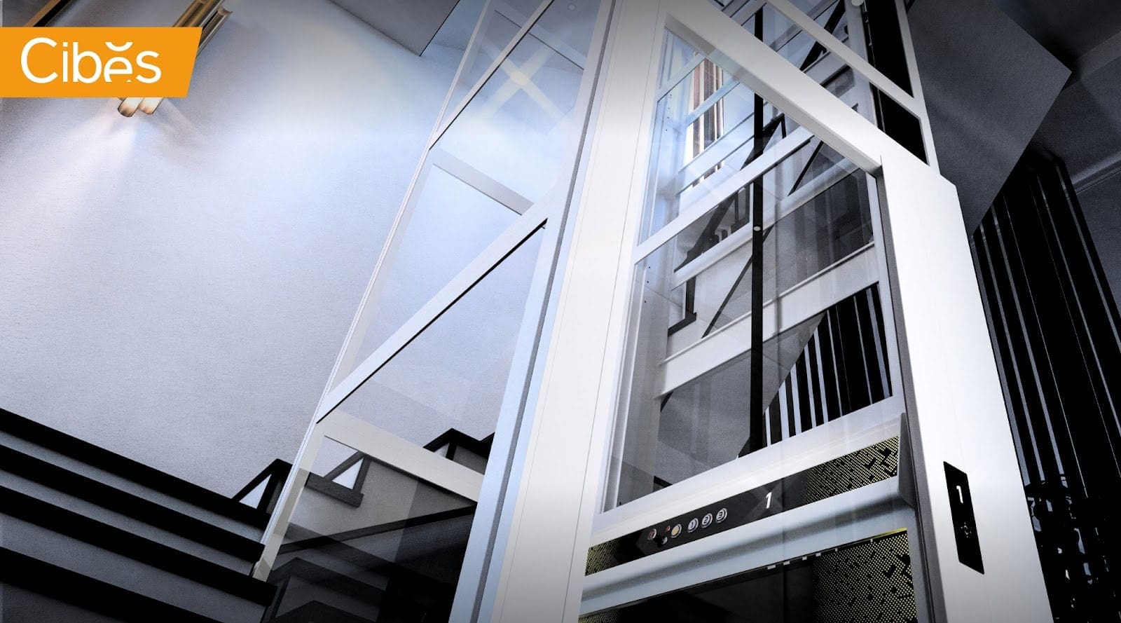 what is a lift shaft 02 ปล่องลิฟท์บ้าน Cibes Lift ทำจากอลูมิเนียม เกรดผลิตเครื่องบิน แข็งแรงพิเศษ
