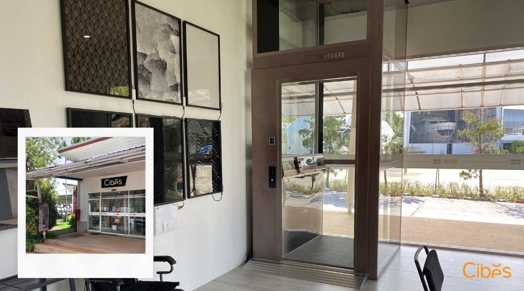 โชว์รููม cibes Lift ภูเก็ต Cibes Lift Showroom at Phuket, We offer customers the opportunity to touch and experience.