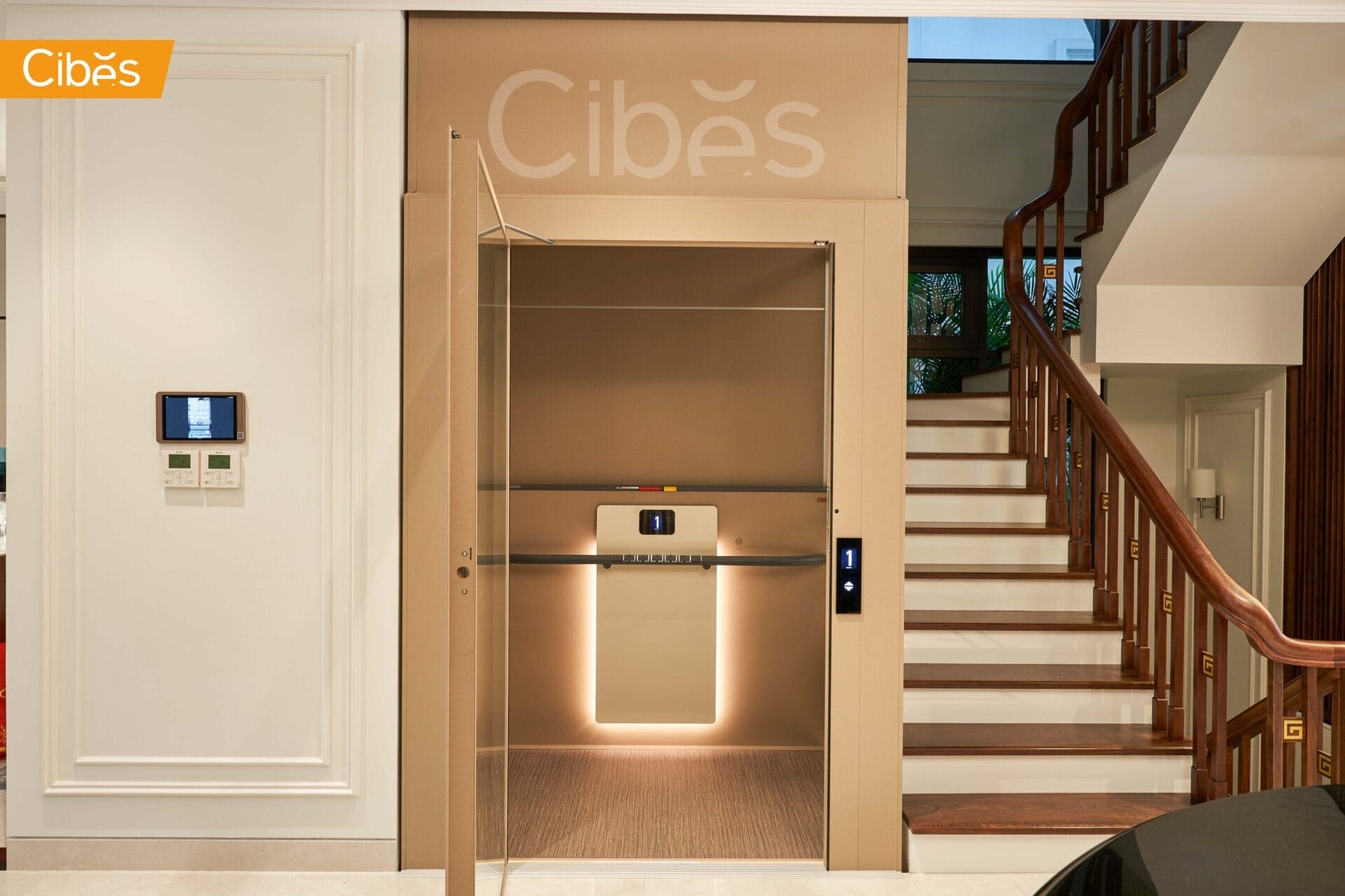 Cibes AIR ลิฟท์บ้าน 5 ชั้น Home Lifts4