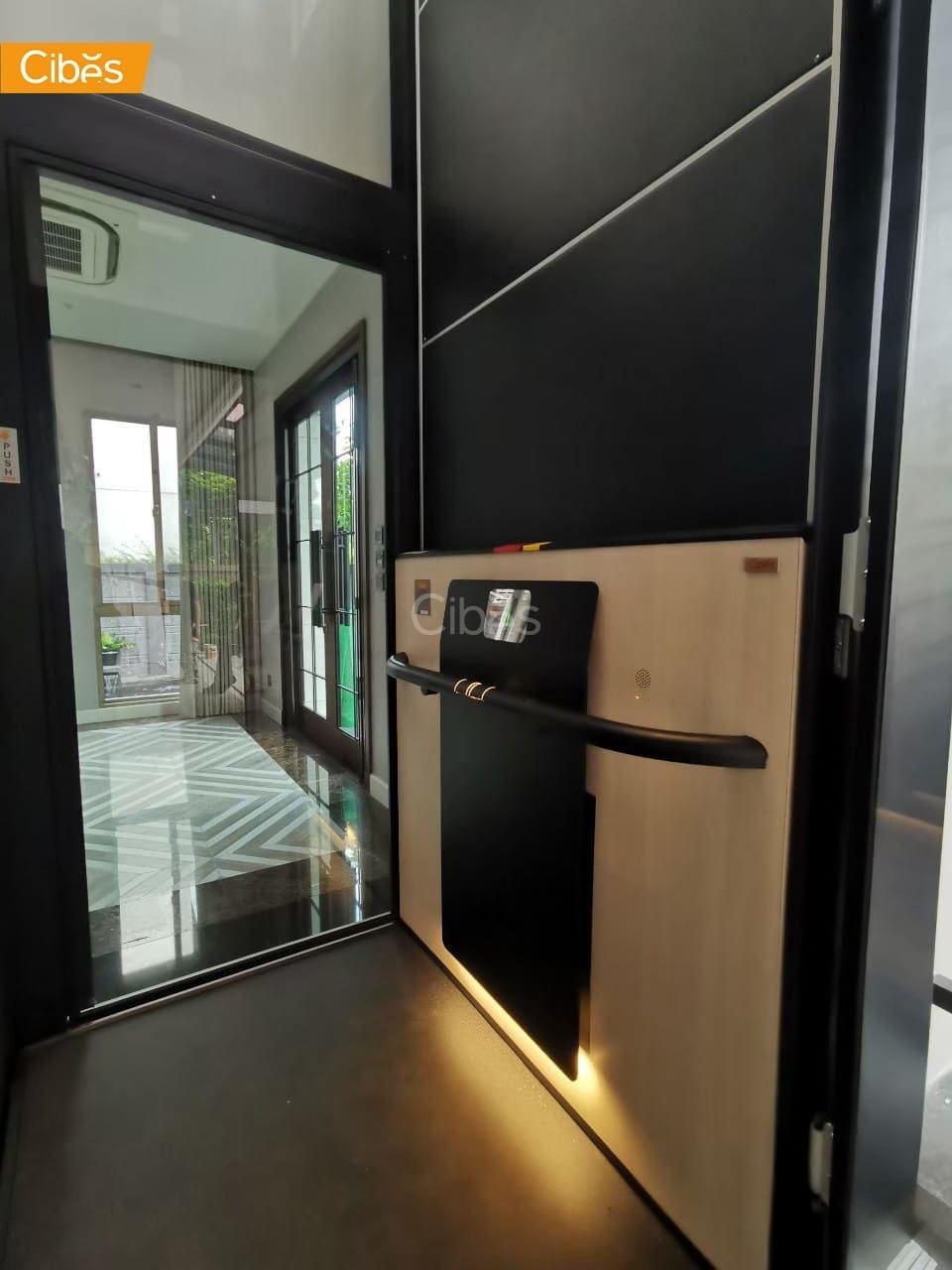Cibes Air Gothic Graphite Black home lift 6 Cibes Air Gothic Graphite Black home lift 6