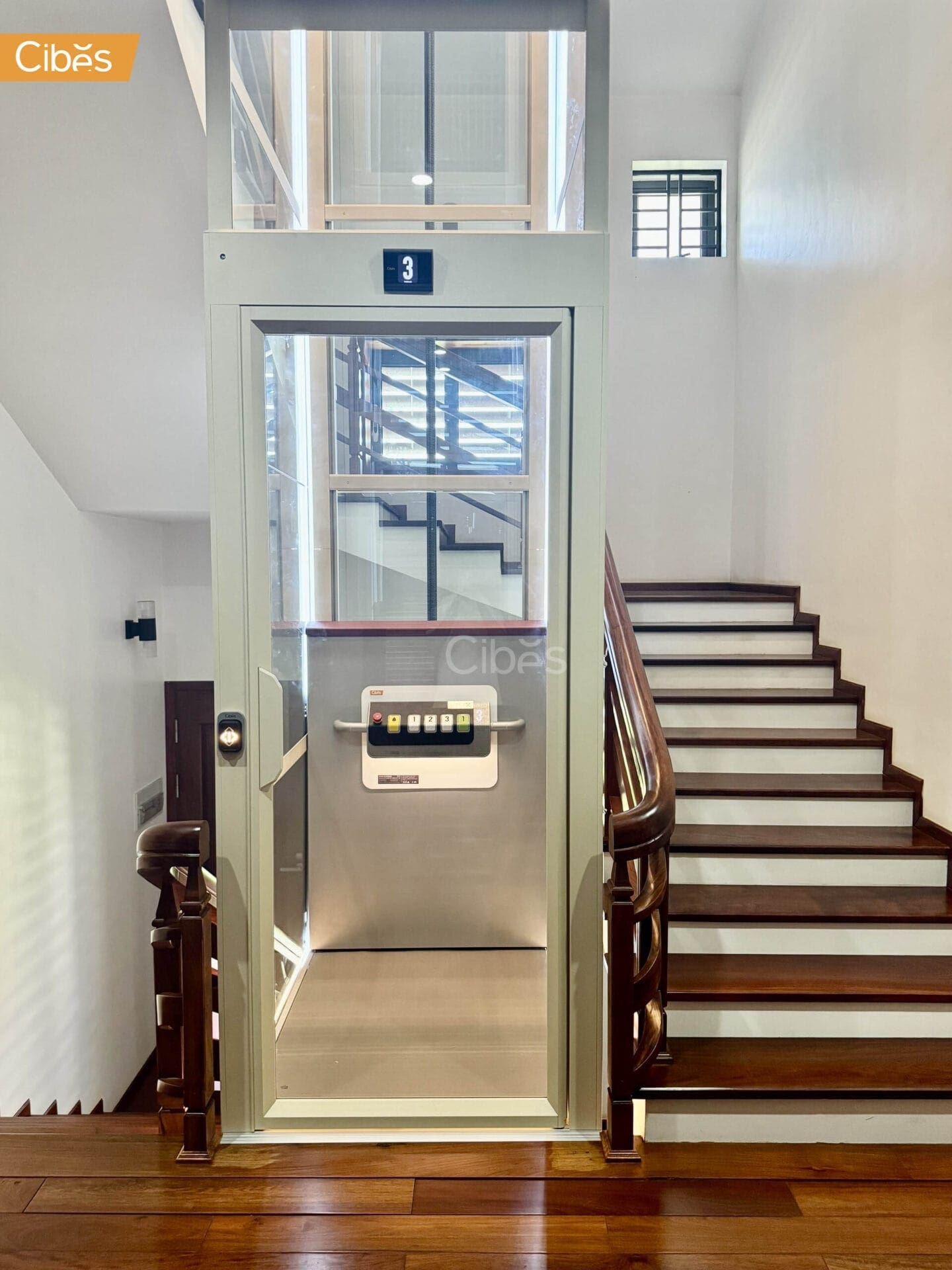 Cibes Cloud Plus home elevator Oyster White 10 Cibes Cloud Plus home elevator Oyster White 10