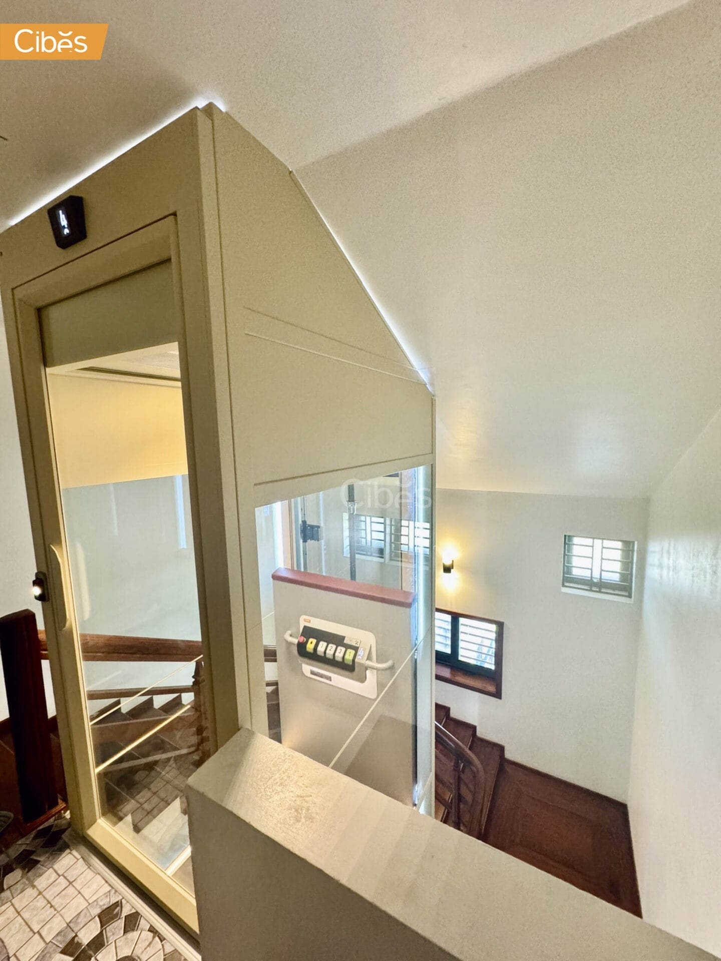 Cibes Cloud Plus home elevator Oyster White 7 Cibes Cloud Plus home elevator Oyster White 7