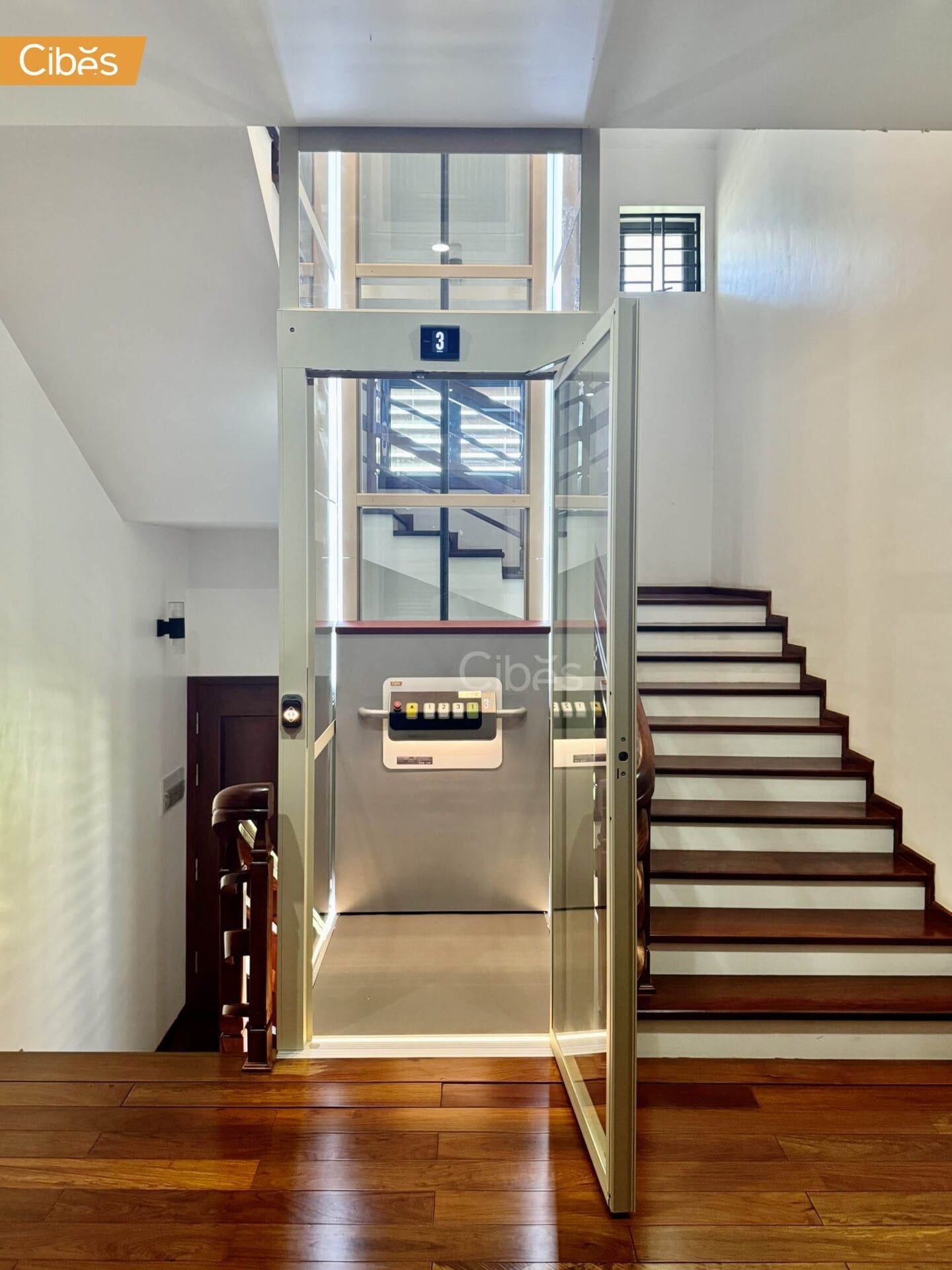 Cibes Cloud Plus home elevator Oyster White 9 Cibes Cloud Plus home elevator Oyster White 9