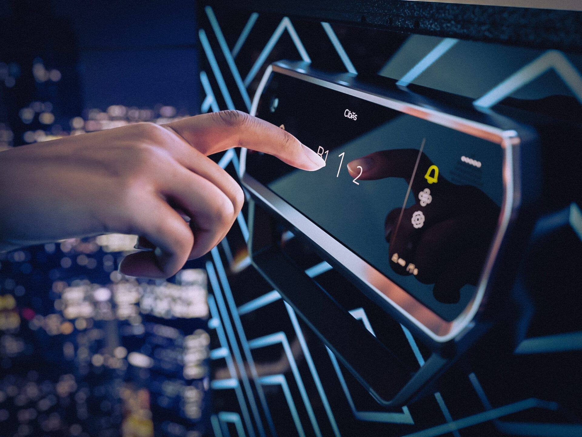 Premium Control Panels ลิฟท์ Cibes รุ่น Galaxy