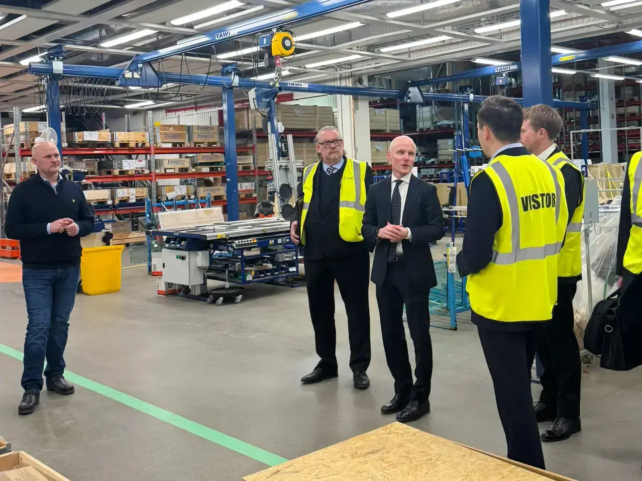 Cibes Lift Group factory sweden with ceo Cibes Lift Group factory sweden with ceo