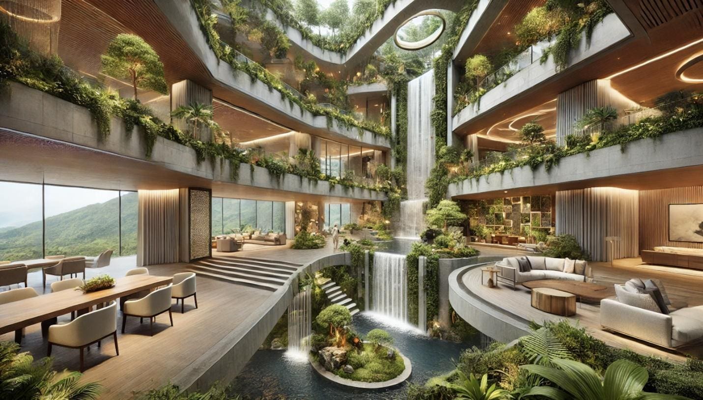 7 interior design trend 2025 04 การออกแบบที่เชื่อมโยงกับธรรมชาติ