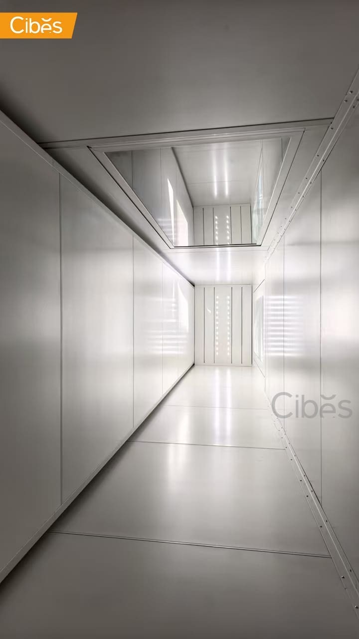 ลิฟท์บ้านขนาดเล็ก Cibes Uno ลิฟท์ในปล่อง 2 ลิฟท์บ้านขนาดเล็ก Cibes Uno ลิฟท์ในปล่อง 2