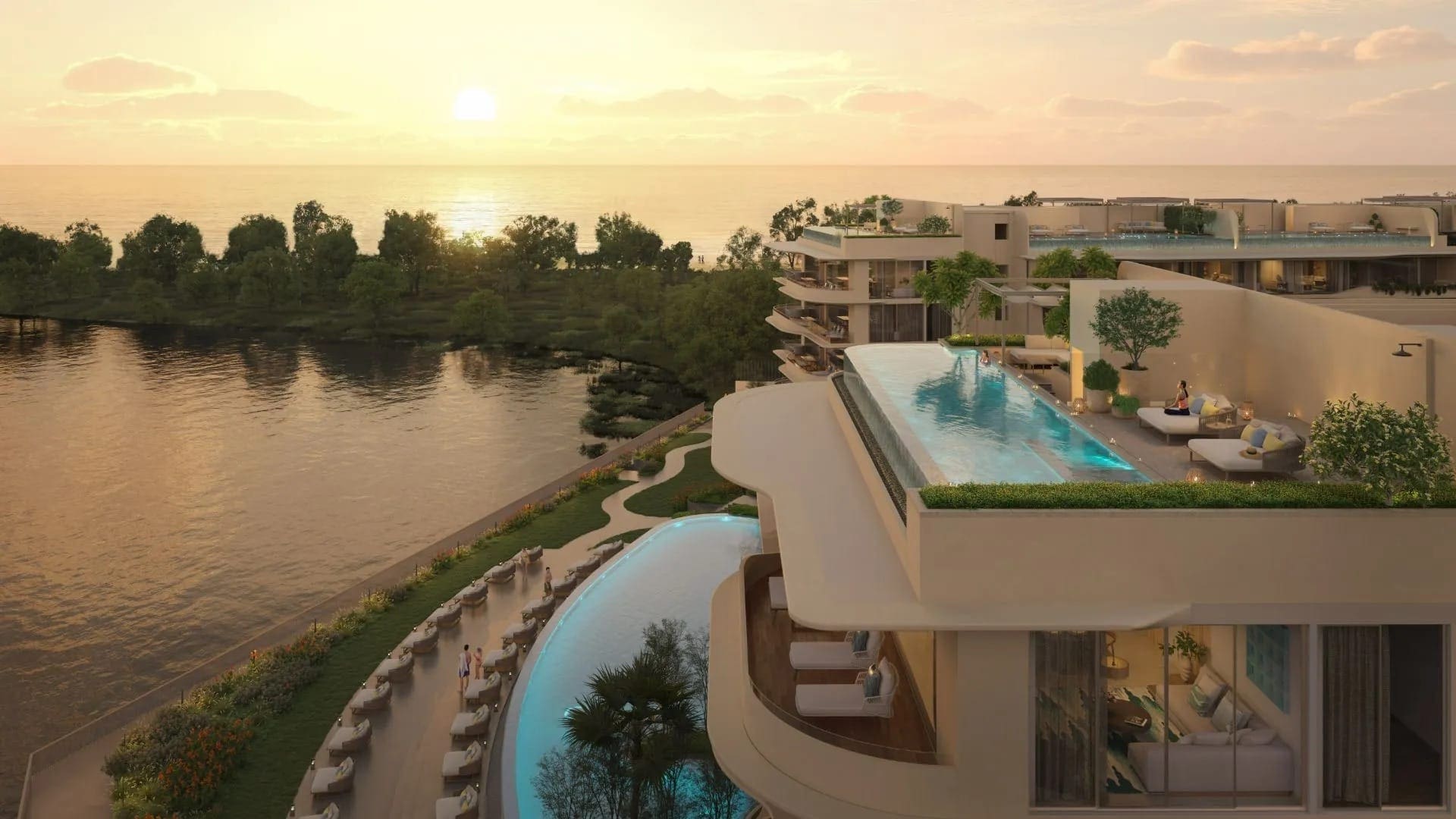 Laguna Beach Residences Bayside - ตัวอย่าง Gated Community แบบ Resort-style & Vacation Residential Community